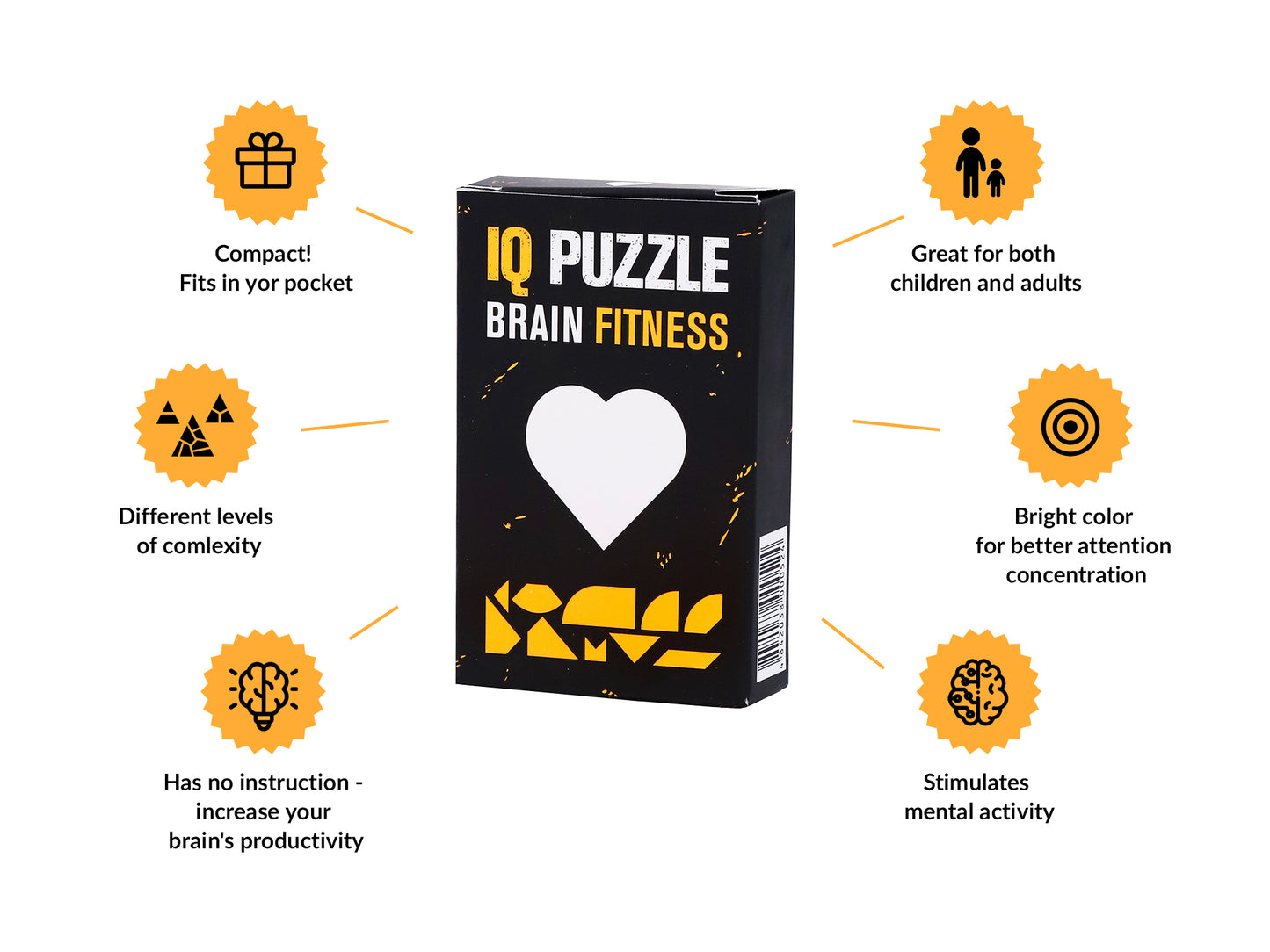 IQ Puzzle Set of 11 - Large Advanced Set