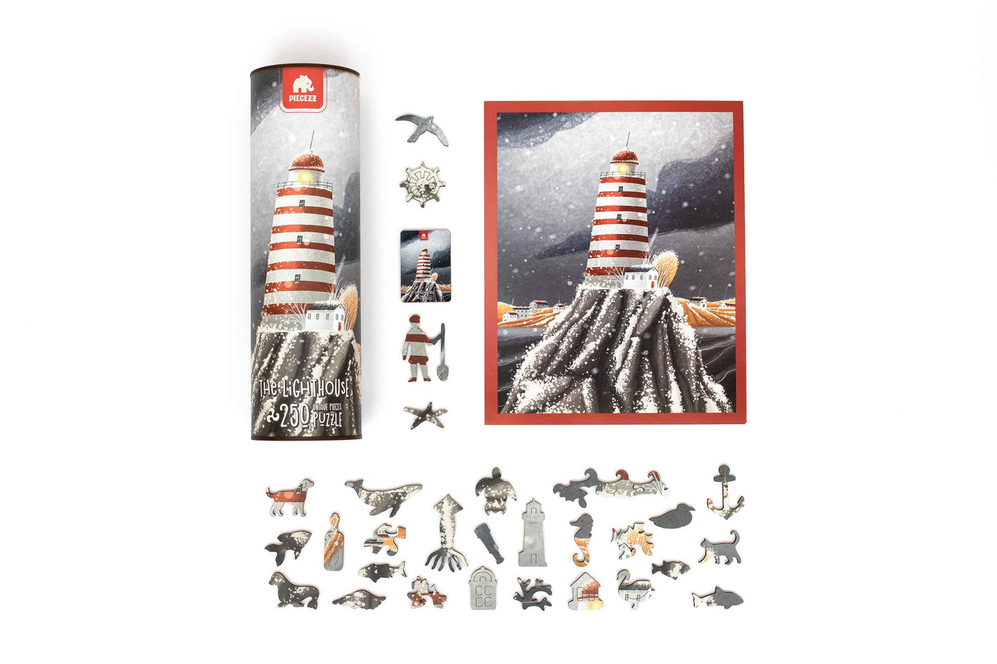Tube Puzzle - Lighthouse, Tube Puzzle for Kids & Adults