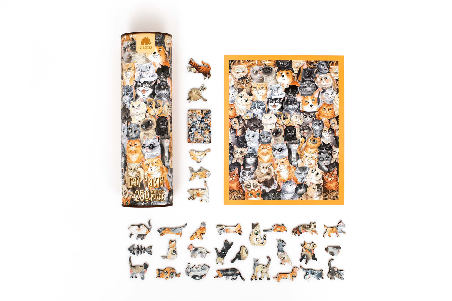 Tube Puzzle - Cat, Tube Puzzle for Kids & Adults