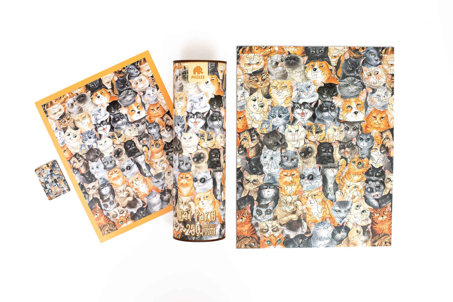 Tube Puzzle - Cat, Tube Puzzle for Kids & Adults