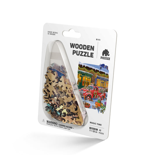 Magic Time Pocket Size Piecezz Wooden Puzzle