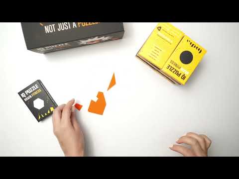 Hexagon IQ Puzzle, Brain Fitness Puzzle for Kids & Adults IQ Test