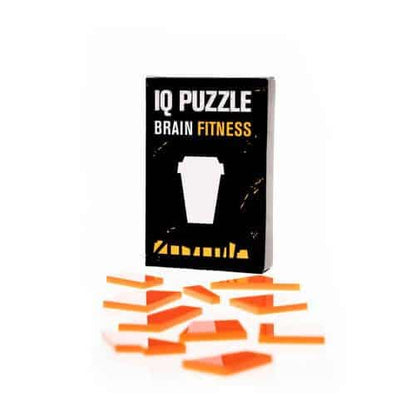 IQ Puzzle – Coffee Cup, Brain Fitness Puzzle for Kids & Adults, Size (3,5x2,5x0.5 in) or (9x6x1.5 cm)