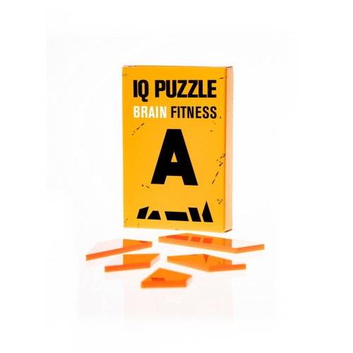 IQ Puzzle – Letter A, Alphabet Puzzle for Kids & Adults, Size (9x6x1.5 cm)