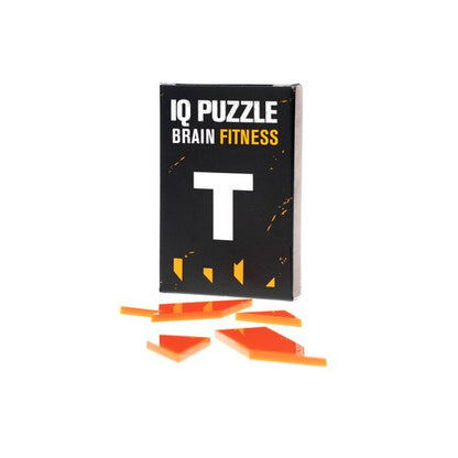"Letter T" IQ Puzzle, Alphabet Puzzle Series for Kids, Size (3,5x2,5x0.5 in)